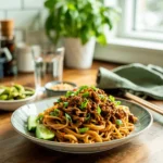 Mongolian Beef Noodles