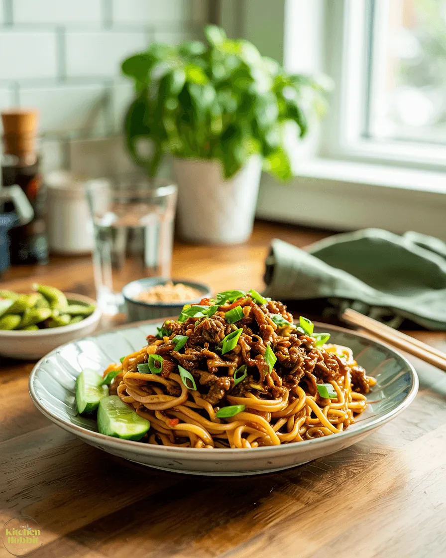 Mongolian Beef Noodles