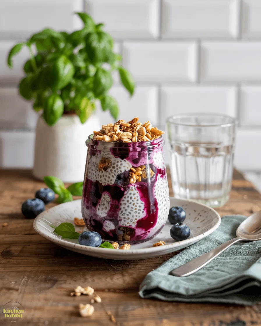 blueberry chia pudding