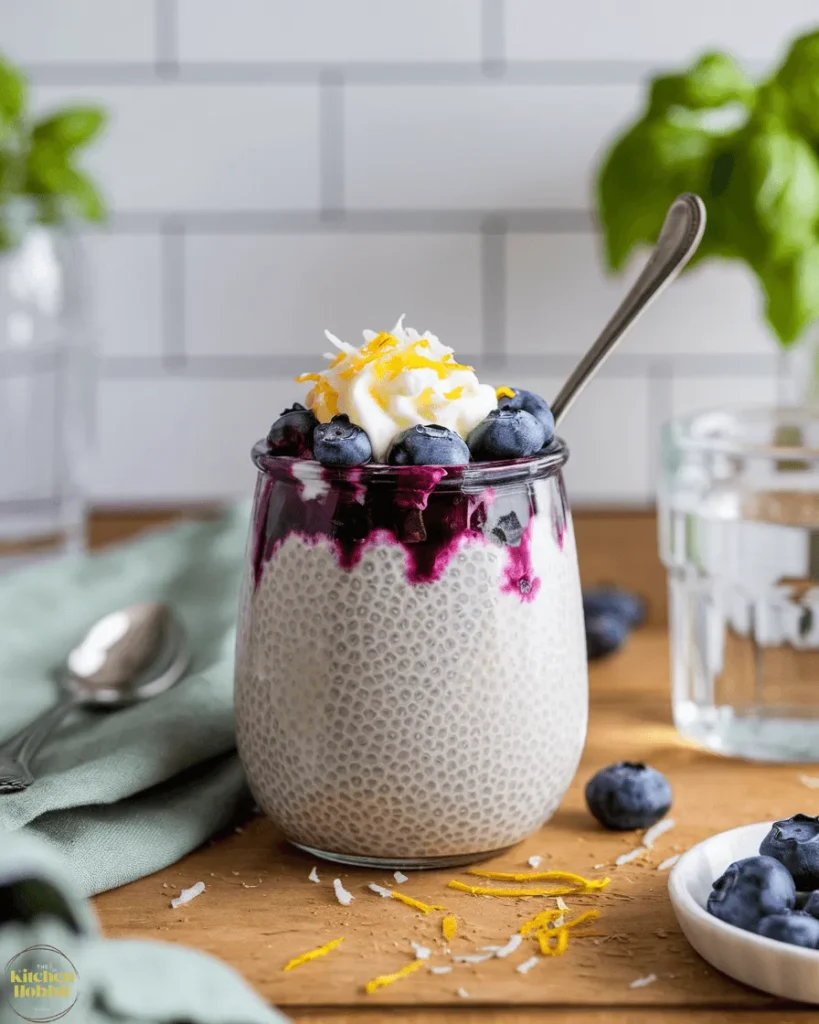 blueberry chia pudding