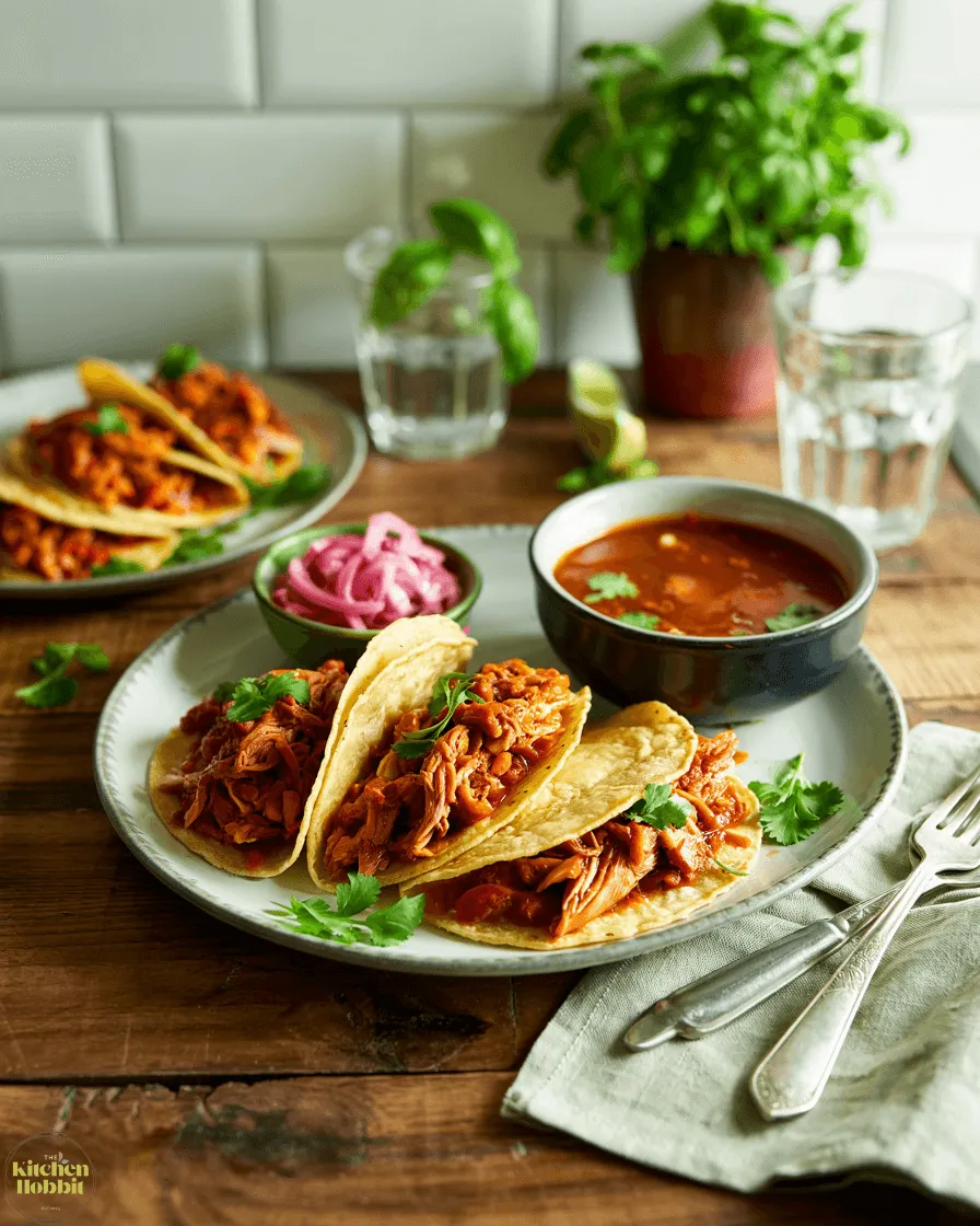 chicken birria tacos