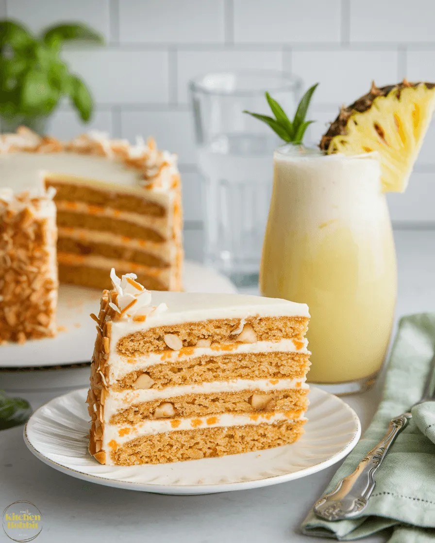 Hawaiian Carrot Pineapple Cake