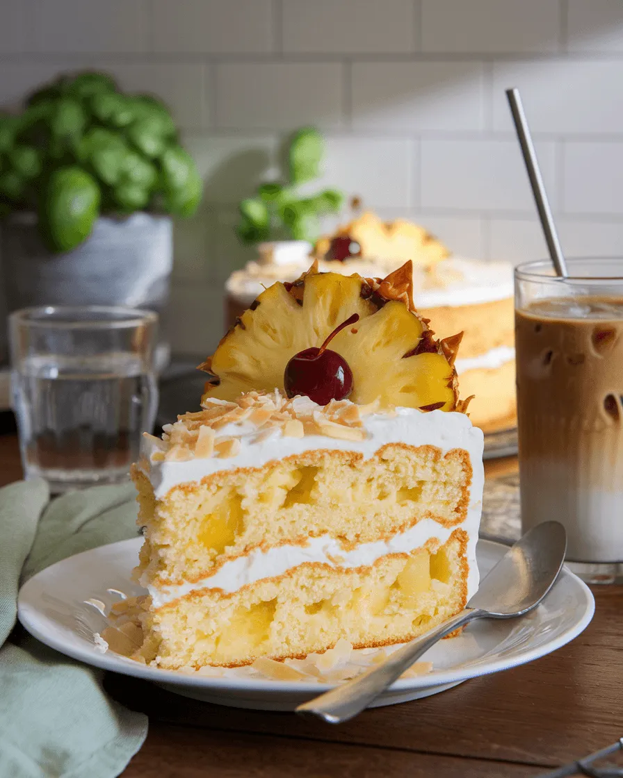 Pineapple Coconut Cake