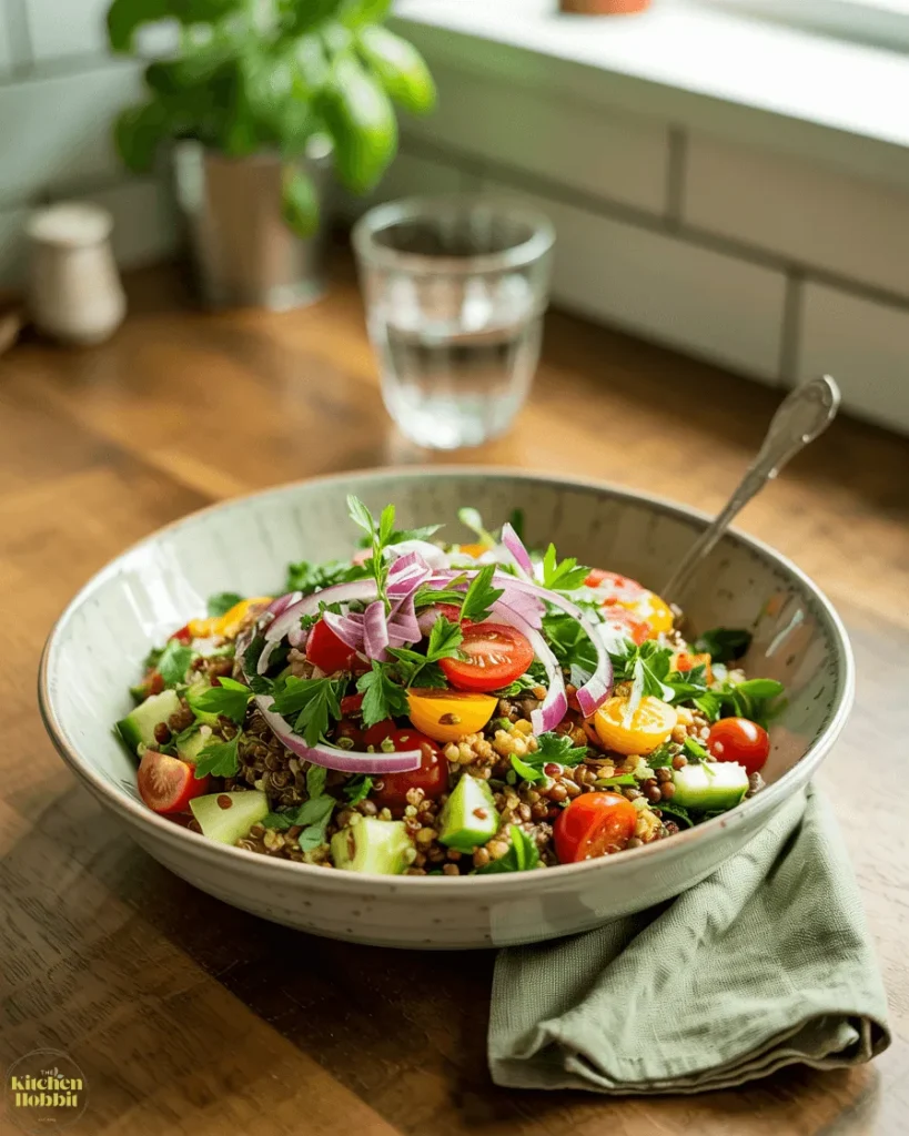 Quinoa Lentil Salad
