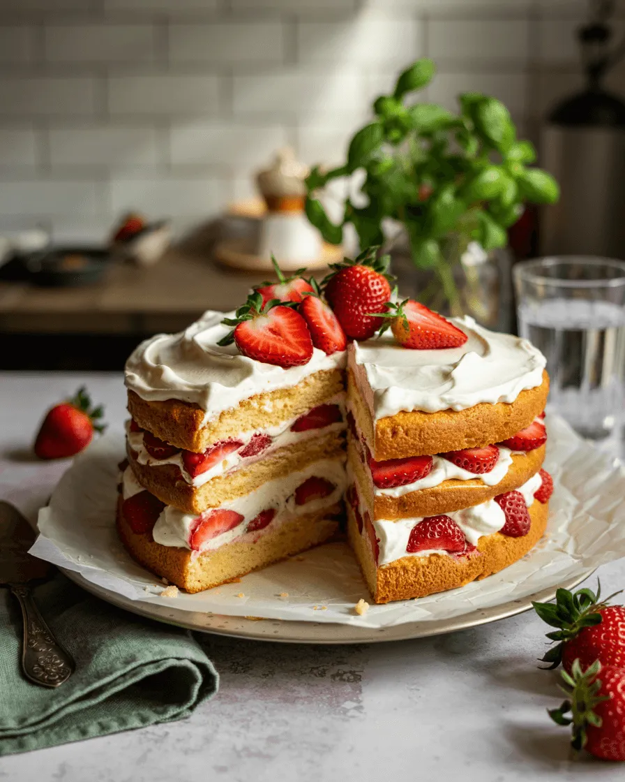 Strawberry Shortcake Cake Recipe